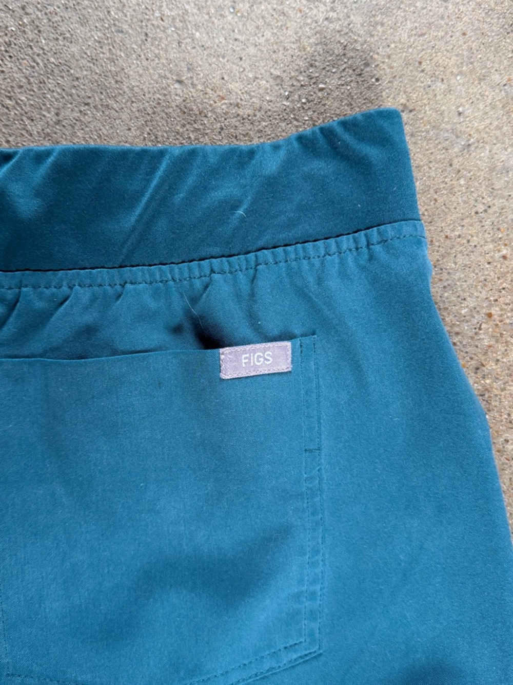 Figs Zamora Jogger Scrub Pants in Washed Caribbean Blue Size XL Nursing Medical - Picture 10 of 10